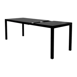 Fiam Mesas De Jardín<Mesa de comedor extensible Aria 140-200 cm, Black Negro