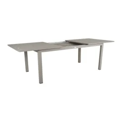 Brafab Mesas De Exterior<Mesa de comedor extensible Lomma, Khaki 194-312 cm Beige