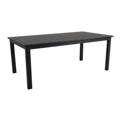 Brafab Mesa de comedor extensible Lomma, 194-312 cm Negro Sale