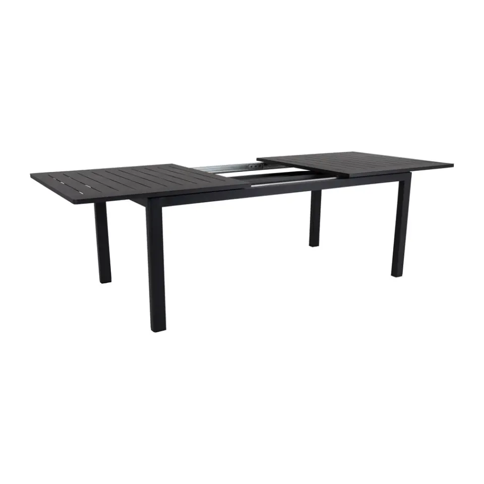 Brafab Mesa de comedor extensible Lomma, 194-312 cm Negro Sale