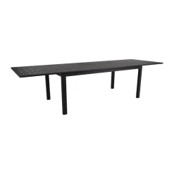 Brafab Mesa de comedor extensible Lomma, 194-312 cm Negro Sale