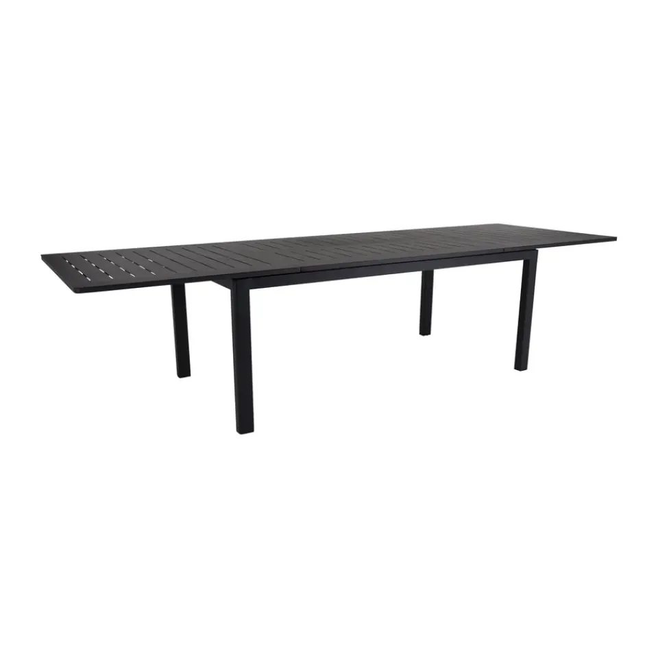 Brafab Mesa de comedor extensible Lomma, 194-312 cm Negro Sale