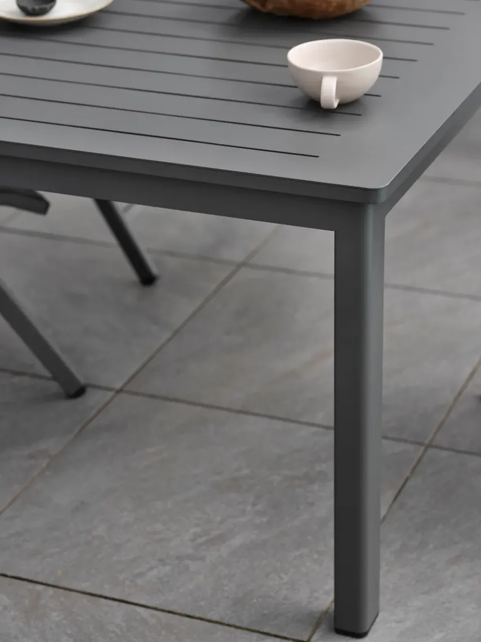 Brafab Mesa de comedor extensible Lomma, 194-312 cm Negro Sale
