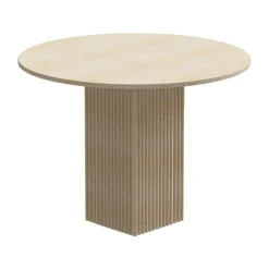 NORR11 Mesa de comedor Soho, Tufo , Ø120 × 72 cm Beige New