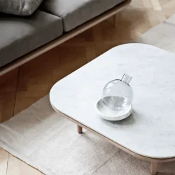 &Tradition Mesas De Centro<Mesa Fly SC4, Roble aceitado claro + mármol blanco BeigeBlanco