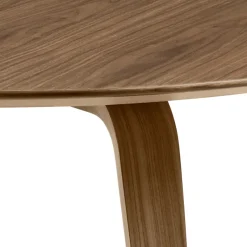 GUBI Mesas De Comedor<Mesa runt, Black stained ash Negro