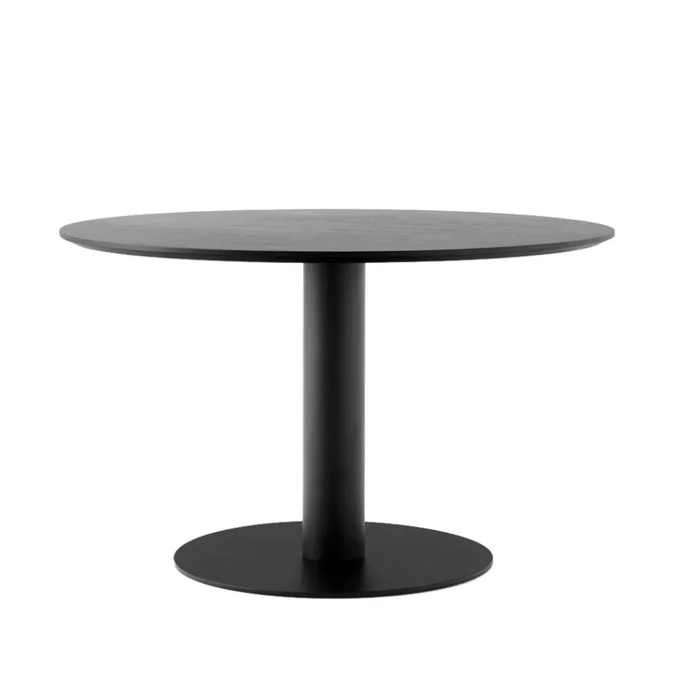 &Tradition Mesa In Between SK12, Roble lacado , base de metal mate Negro Discount
