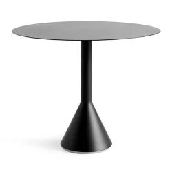 HAY Mesa redonda de café Palissade Cone, Anthracite, ø90 NegroGris Clearance