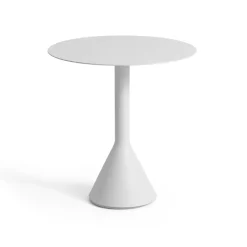 HAY Mesa redonda de café Palissade Cone, Sky grey, Ø70 cm Gris New