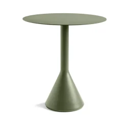 HAY Mesa redonda de café Palissade Cone, Olive, ø70 Verde Best
