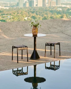 HAY Mesa redonda de café Palissade Cone, Anthracite, ø70 NegroGris Sale
