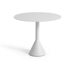 HAY Mesas De Jardín<Mesa redonda de café Palissade Cone, Sky grey, Ø90 cm Gris