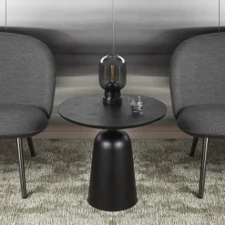 Normann Copenhagen Mesas Auxiliares<Mesa Turn ajustable Ø55 cm, Negro