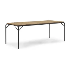 Normann Copenhagen Mesas De Exterior<Mesa Vig Robinia 90x200 cm, Black Negro