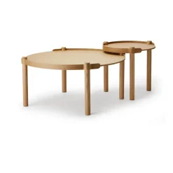 Cooee Design Mesa Woody Ø80 cm, Oak Marrón Outlet