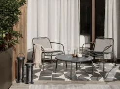 Blomus Mesas De Terraza Y Mesas De Café|Mesas De Jardín<Mesa YUA lounge Ø80 cm, Silk grey Gris