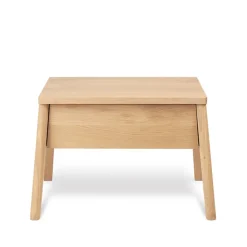 Ethnicraft mesita de noche Air, Roble con aceite duro encerado Beige