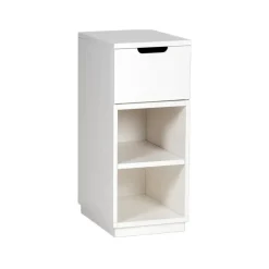 Mavis Mesillas De Noche<Mesita de noche Aoko 72 cm 1 cajón, Lacado Blanco