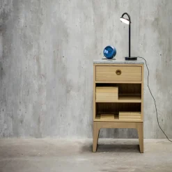 Mavis Mesillas De Noche<Mesita de noche Höllviken, claro, 1 cajón Gris