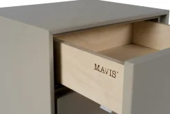 Mavis Mesita de noche suspendida Volt , -acero inoxidable Beige Best