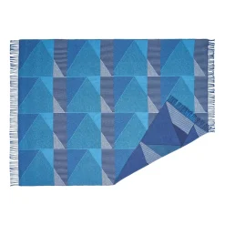 NJRD Metric focus Núm. 3 manta de algodón 130x185 cm, Azul Discount
