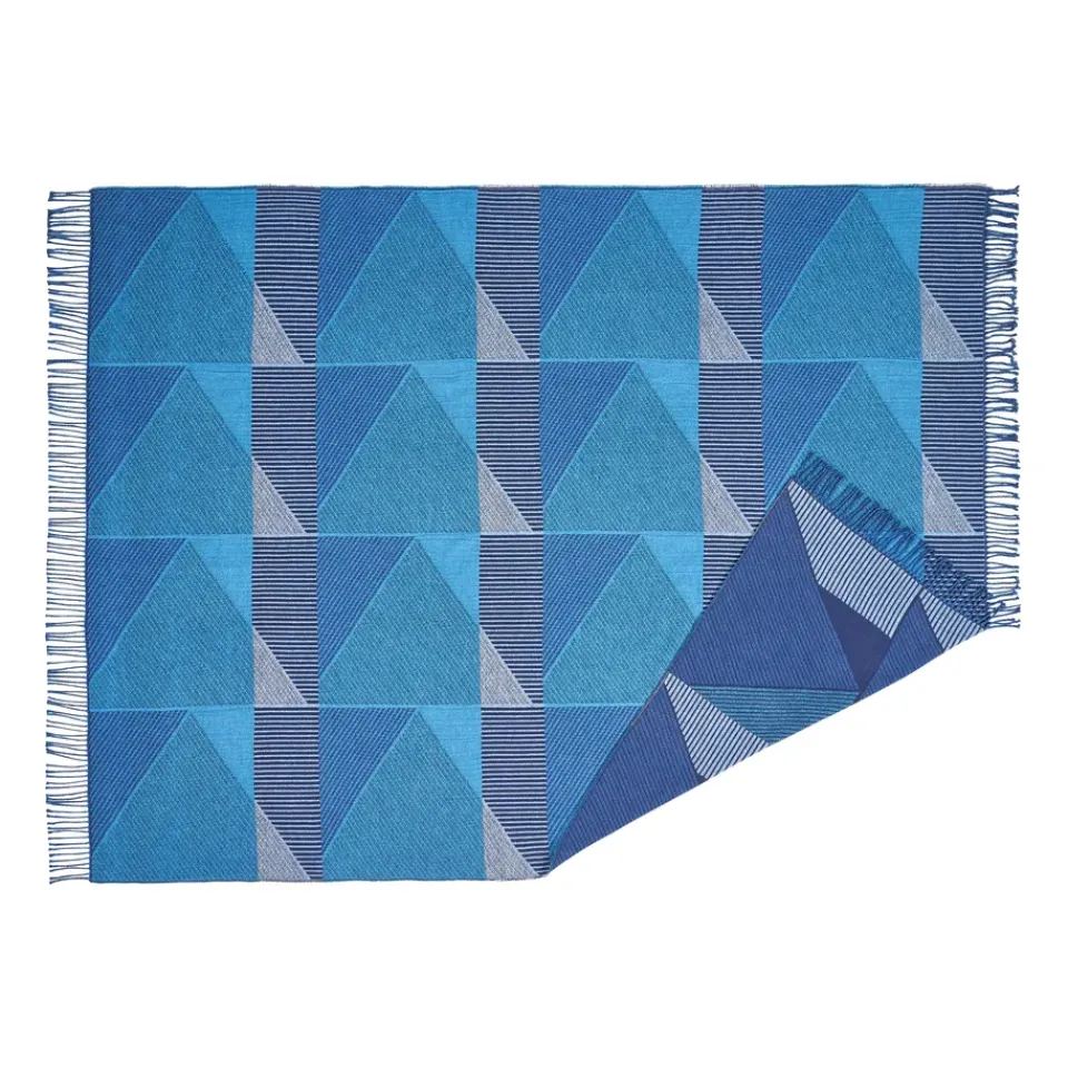 NJRD Metric focus Núm. 3 manta de algodón 130x185 cm, Azul Discount
