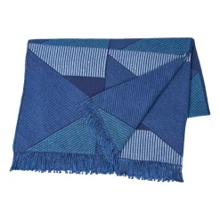 NJRD Metric focus Núm. 3 manta de algodón 130x185 cm, Azul Discount