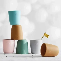 Done by deer Tazas Infantiles<Minivaso 13 cl, Mustard Amarillo