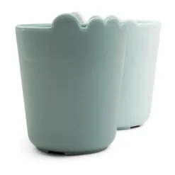 Done by deer Tazas Infantiles<Minivasos Croco kiddish 10 cl, 2-pack, Blue Azul