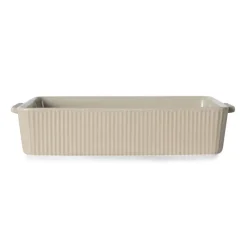 Sagaform Molde de horno Flora , 29,5x18,5 cm Beige