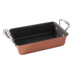 Nordic Ware Fuentes De Horno<Molde de horno cobre, Medium 21,x41,6 cm Color dorado