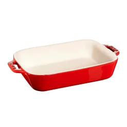 STAUB Molde de horno rectangular 20 x 16 cm, Rojo Discount