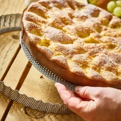 De Buyer Molde de tarta con fondo extraíble , Ø28 cm Plateado New