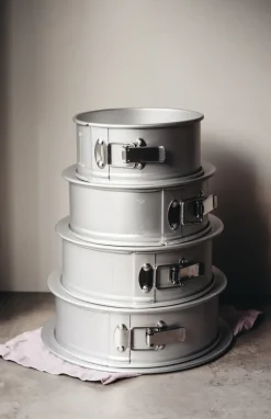 Heirol Moldes Para Tartas Y Bizcochos|Otros Utensilios De Repostería<Molde desmontable aluinio anodizado, Ø25 cm Plateado