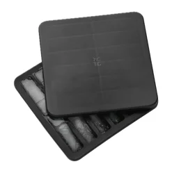 RIG-TIG Utensilios De Vino Y Bar<Molde para cubitos de hielo con tapa FREEZE-IT, 2,5x19x19 cm Negro