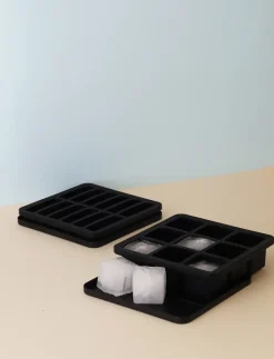RIG-TIG Utensilios De Vino Y Bar<Molde para cubitos de hielo con tapa FREEZE-IT, 2,5x19x19 cm Negro