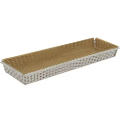 De Buyer Molde para hornear con fondo extraíble , 10,5x35 cm Plateado Clearance