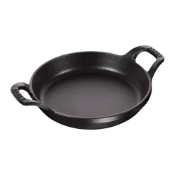 STAUB Molde para horno de hierro fundido redondo Ø20 cm, Negro