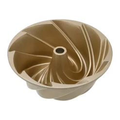 Nordwik Molde para pastel Lily antiadherente, Oro Color dorado