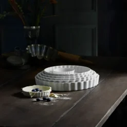 Pillivuyt Molde para tarta redondo , Ø 27,5 cm Blanco Best