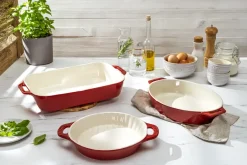 STAUB Molde para tartas Ceramic Ø24 cm, Cereza Rojo Online