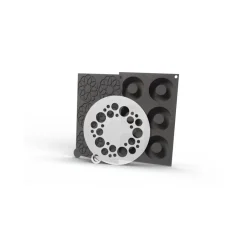 Plate It Moldes Para Galletas<Moldes de silicona Plate-it inner circle 3 piezas, Gris GrisBlanco