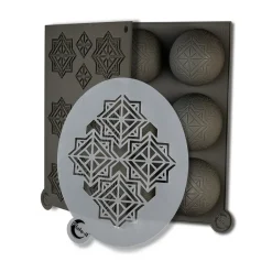 Plate It Moldes de silicona Plate-it infinity 3 piezas, Gris GrisBlanco Online