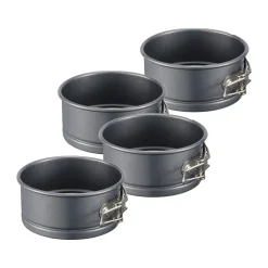 Dorre Moldes Para Tartas Y Bizcochos|Otros Utensilios De Repostería<Moldes desmontables mini Karabo acero al carbono, 4-pack, Ø10 cm Gris