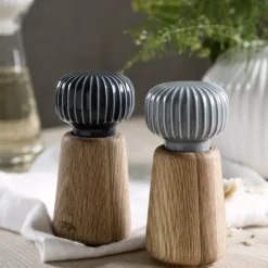 Kähler Molinillo de especias Hammershøi S, antracita Gris Clearance