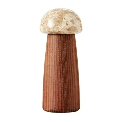 MUUBS Molinillos De Sal Y Pimienta<Molinillo de sal y pimienta Yami S, Madera de fresno carbonizada-mármol MarrónBeige