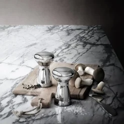 Georg Jensen Molinillos De Sal Y Pimienta<Molinillos sal y pimienta Alfredo, 11,5 cm GrisPlateado