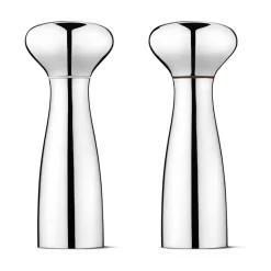 Georg Jensen Molinillos sal y pimienta Alfredo, 20 cm GrisPlateado New