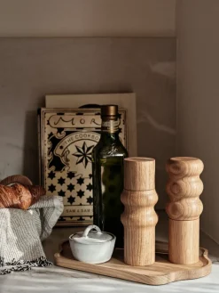 Broste Copenhagen Molinillos De Sal Y Pimienta|Saleros Y Pimenteros<Molino de sal y pimienta Edgar 20 cm, Natural-roble aceitado Beige