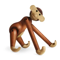 Kay Bojesen Denmark Decoración Infantil|Decoración Infantil<Mono de madera pequeño, teca-madera de limba 20 cm Marrón
